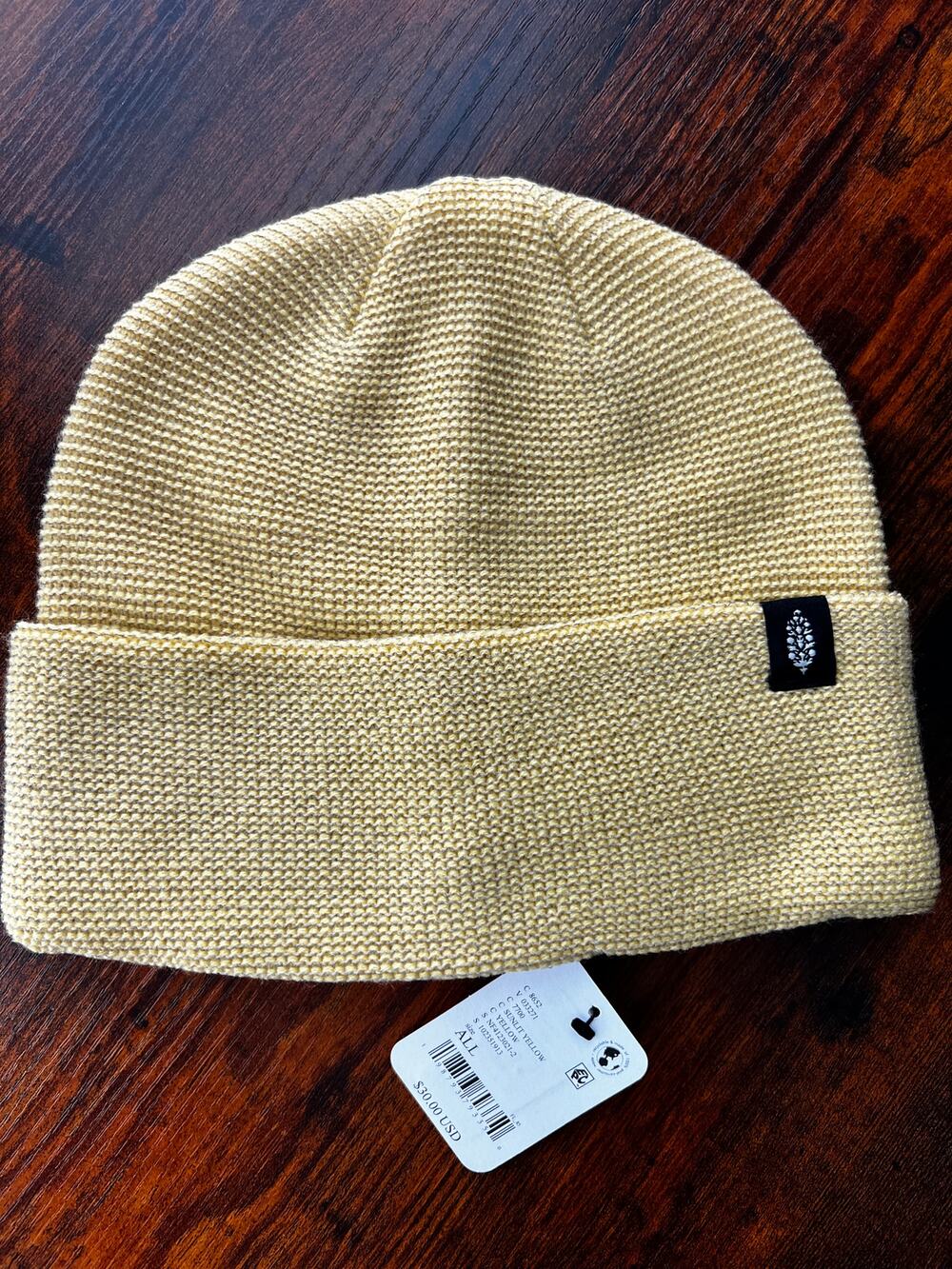 NWT FP Movement Early Riser Reflective Beanie | Sunlit Yellow